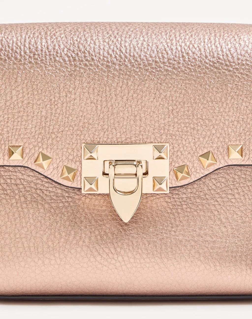 Valentino Garavani Rockstud Foldover Top Small Crossbody Bag