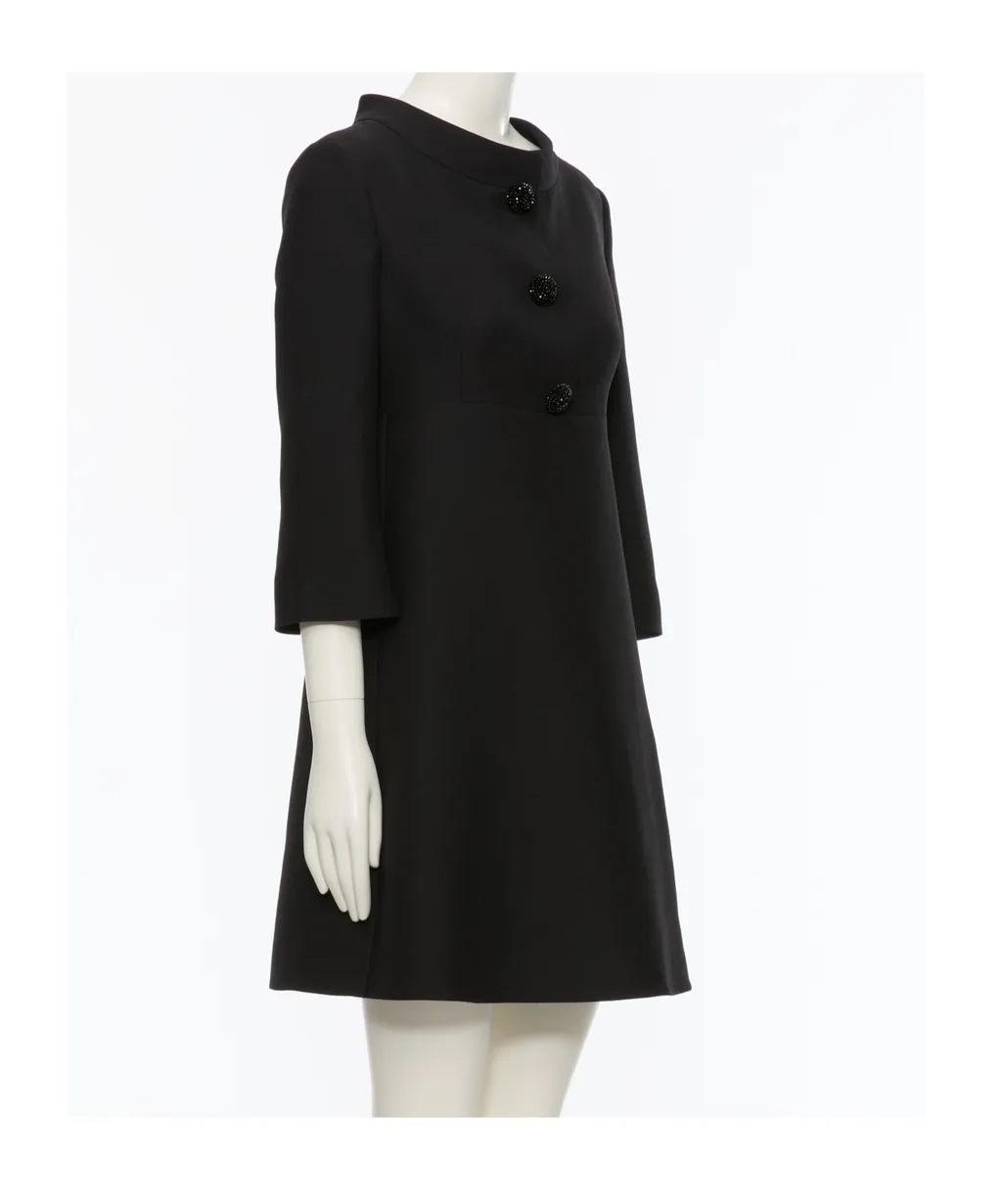 Button Mini Dress