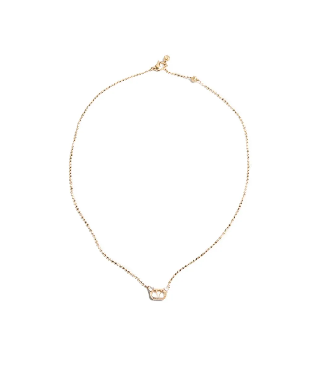 Valentino	Ovalette Embellished Necklace
