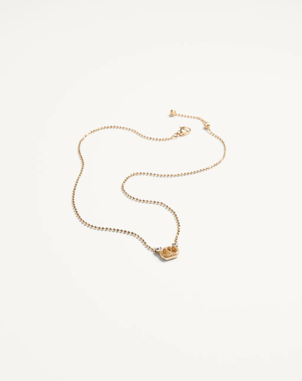 Valentino	Ovalette Embellished Necklace
