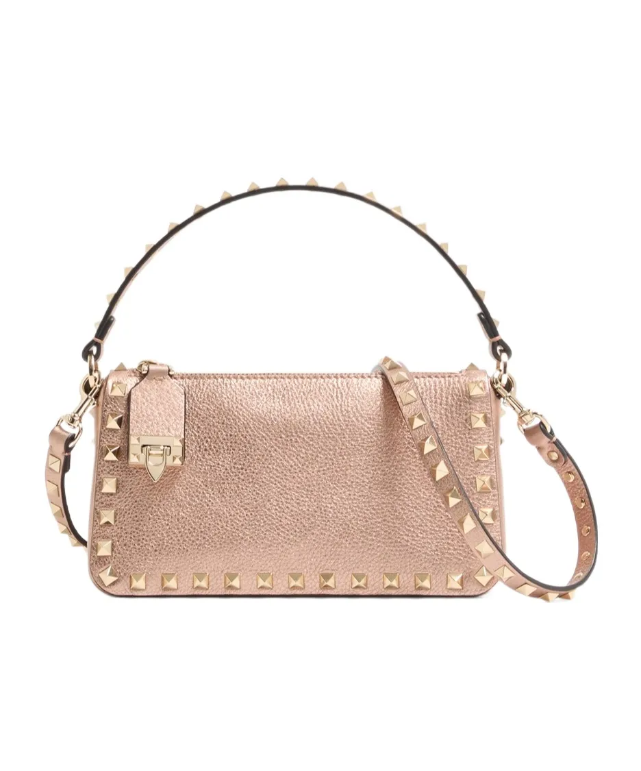 Valentino Garavani Rockstud Zip-Up Small Crossbody Bag