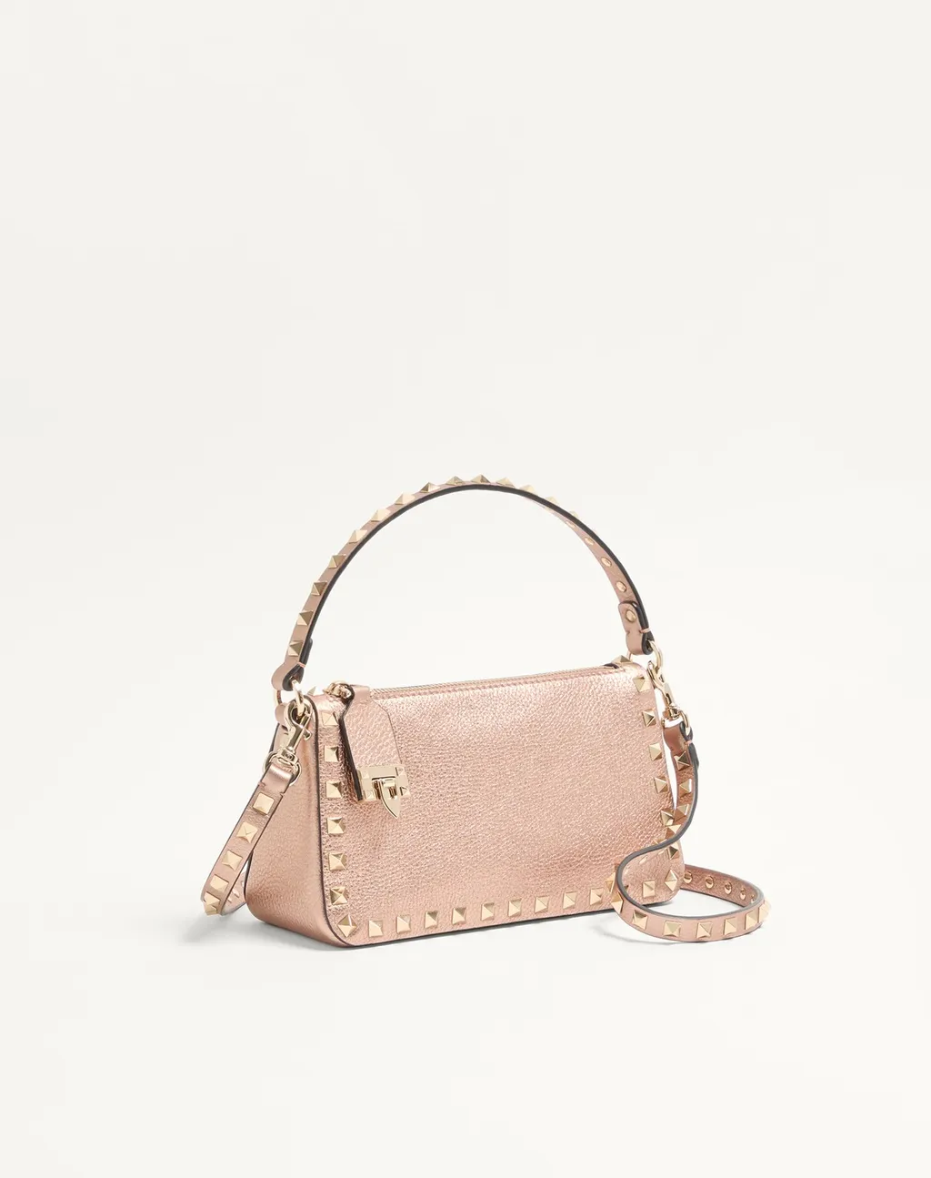 Valentino Garavani Rockstud Zip-Up Small Crossbody Bag