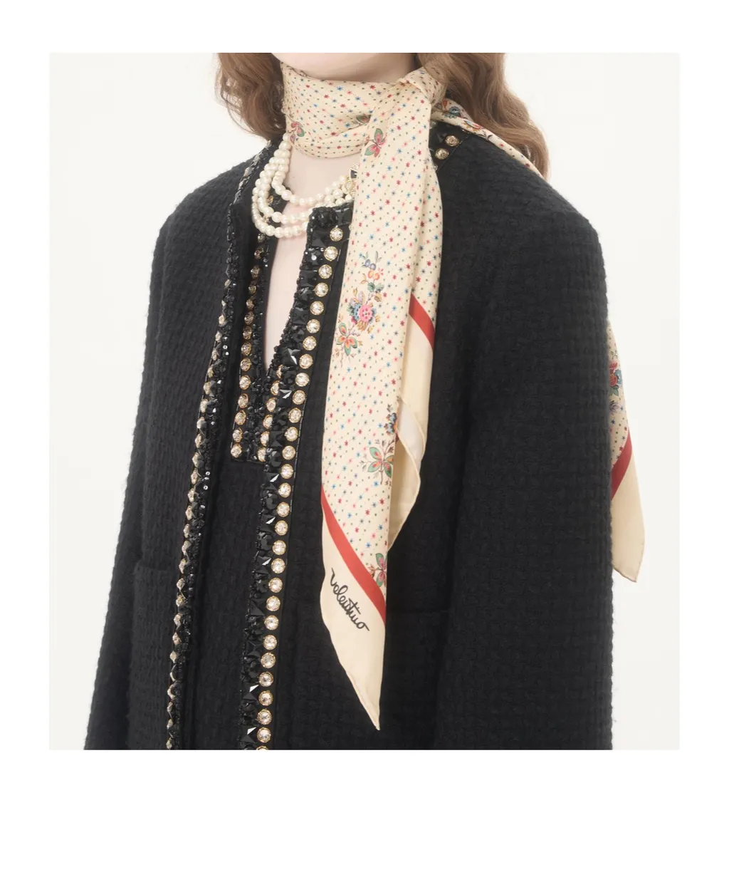 Papier Floreal Silk Scarf