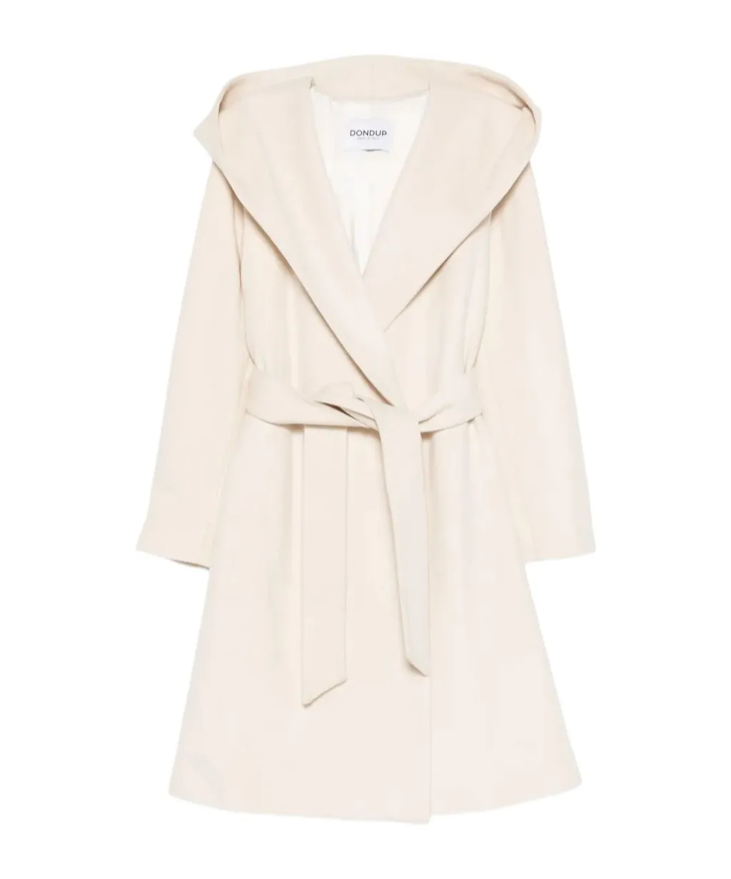 Hooded Belted Coat