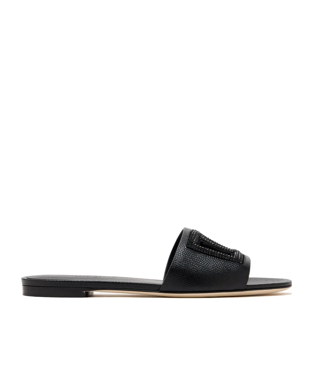 Dolce & Gabbana Logo Embellished Slides