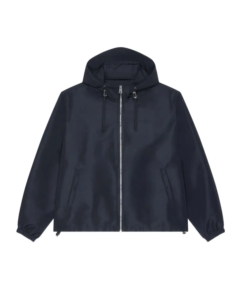 Givenchy Logo Embroidered Zip-Up Windbreaker