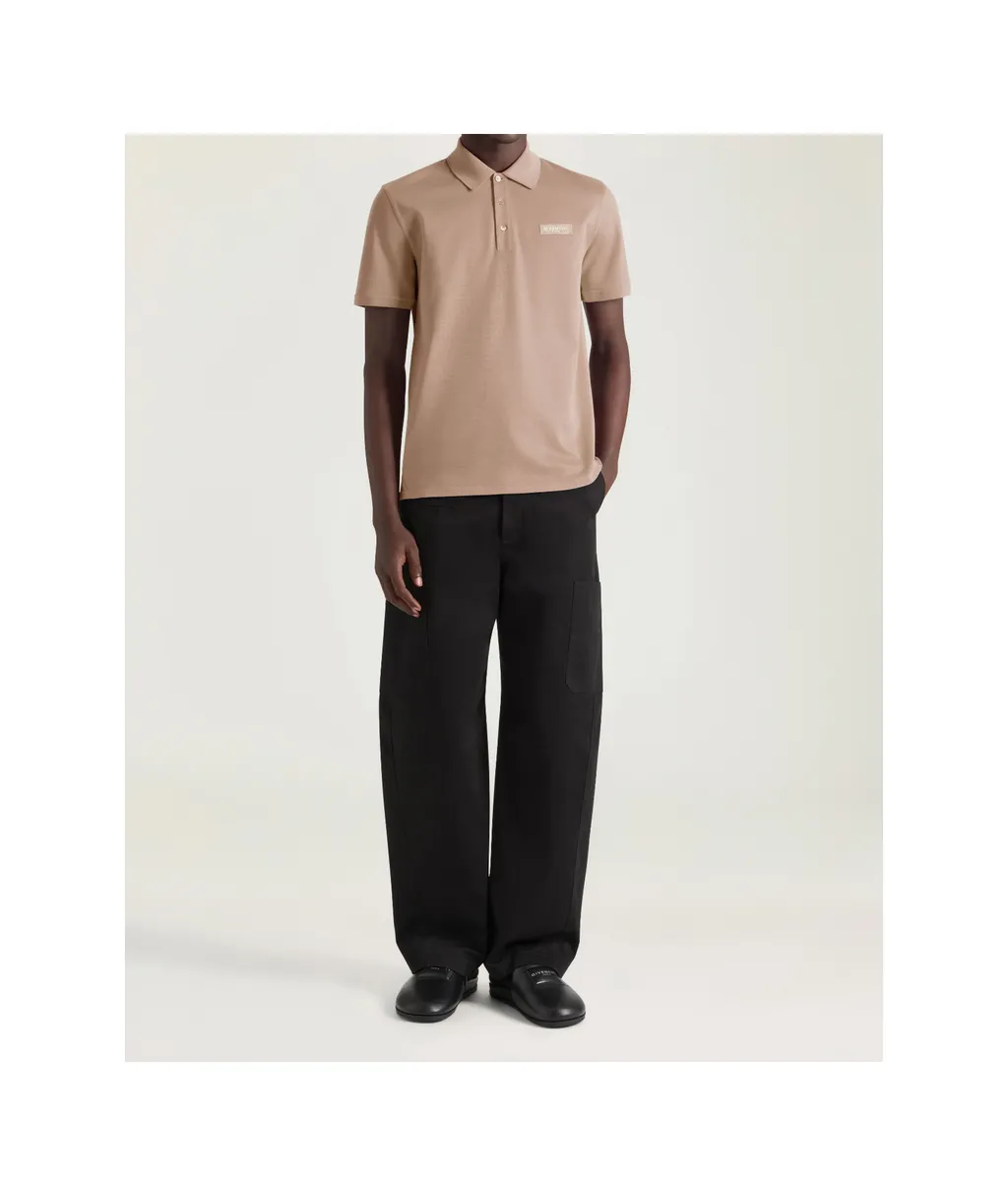 Givenchy Paris Logo Patch Short-Sleeved Polo Shirt