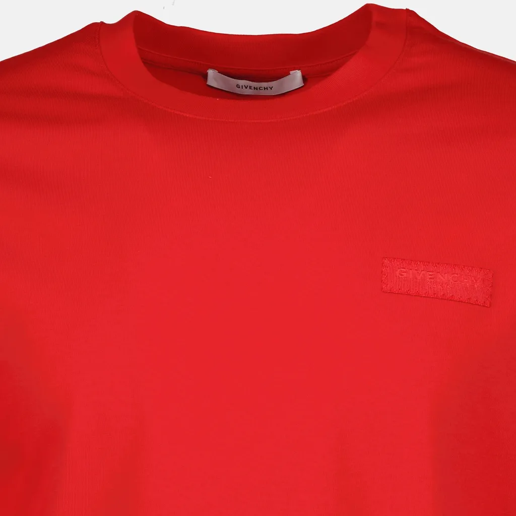 Givenchy Logo Patch Crewneck T-Shirt