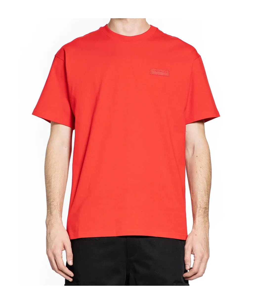 Givenchy Logo Patch Crewneck T-Shirt