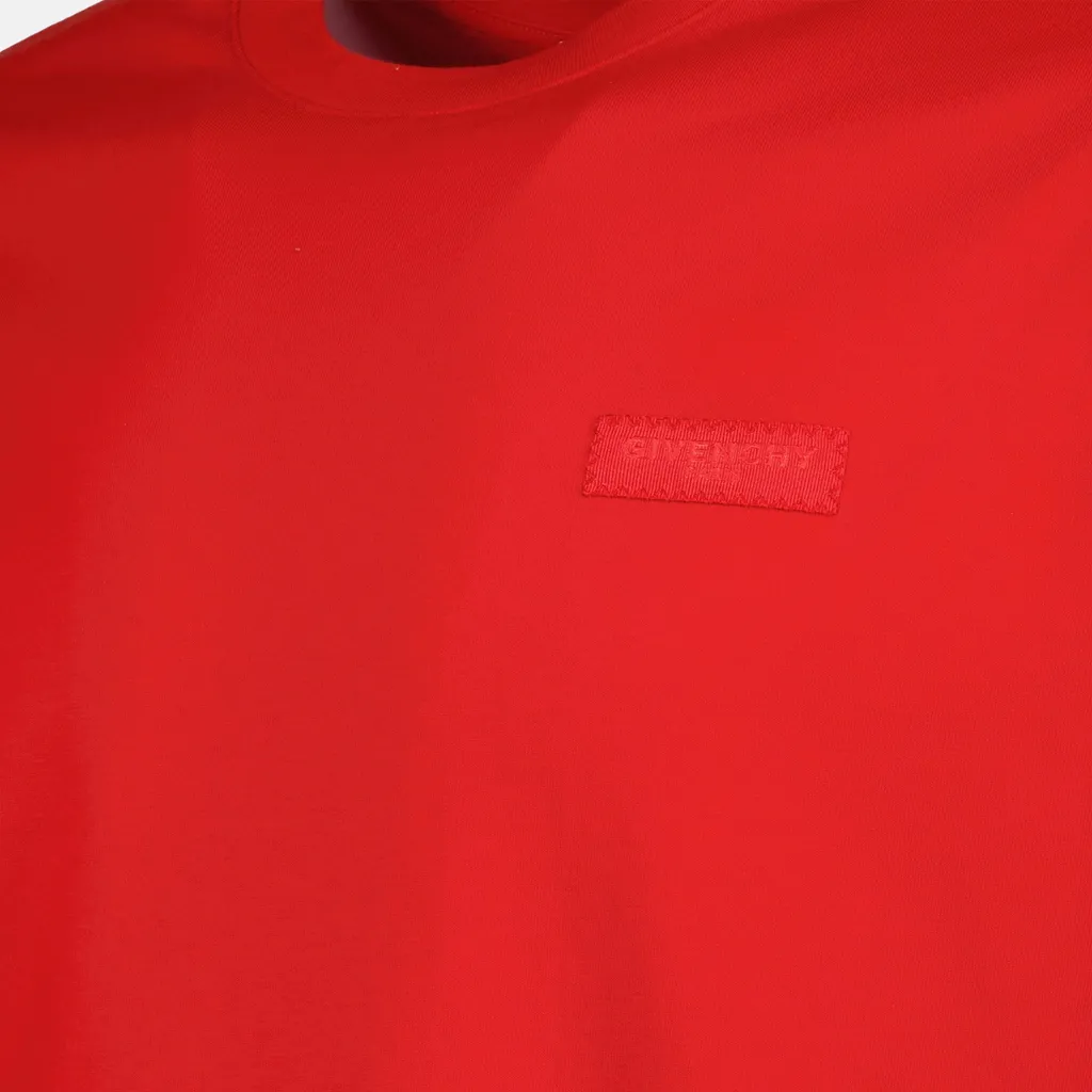 Givenchy Logo Patch Crewneck T-Shirt