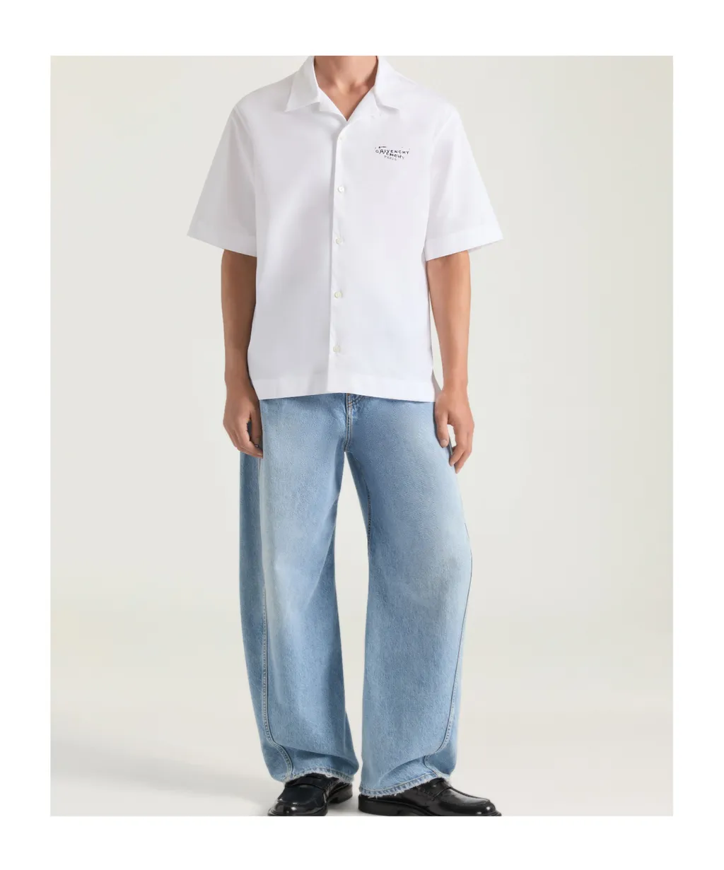 Givenchy Stamp Printed Short-Sleeved Shirt