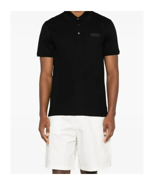 Givenchy Paris Logo Patch Short-Sleeved Polo Shirt
