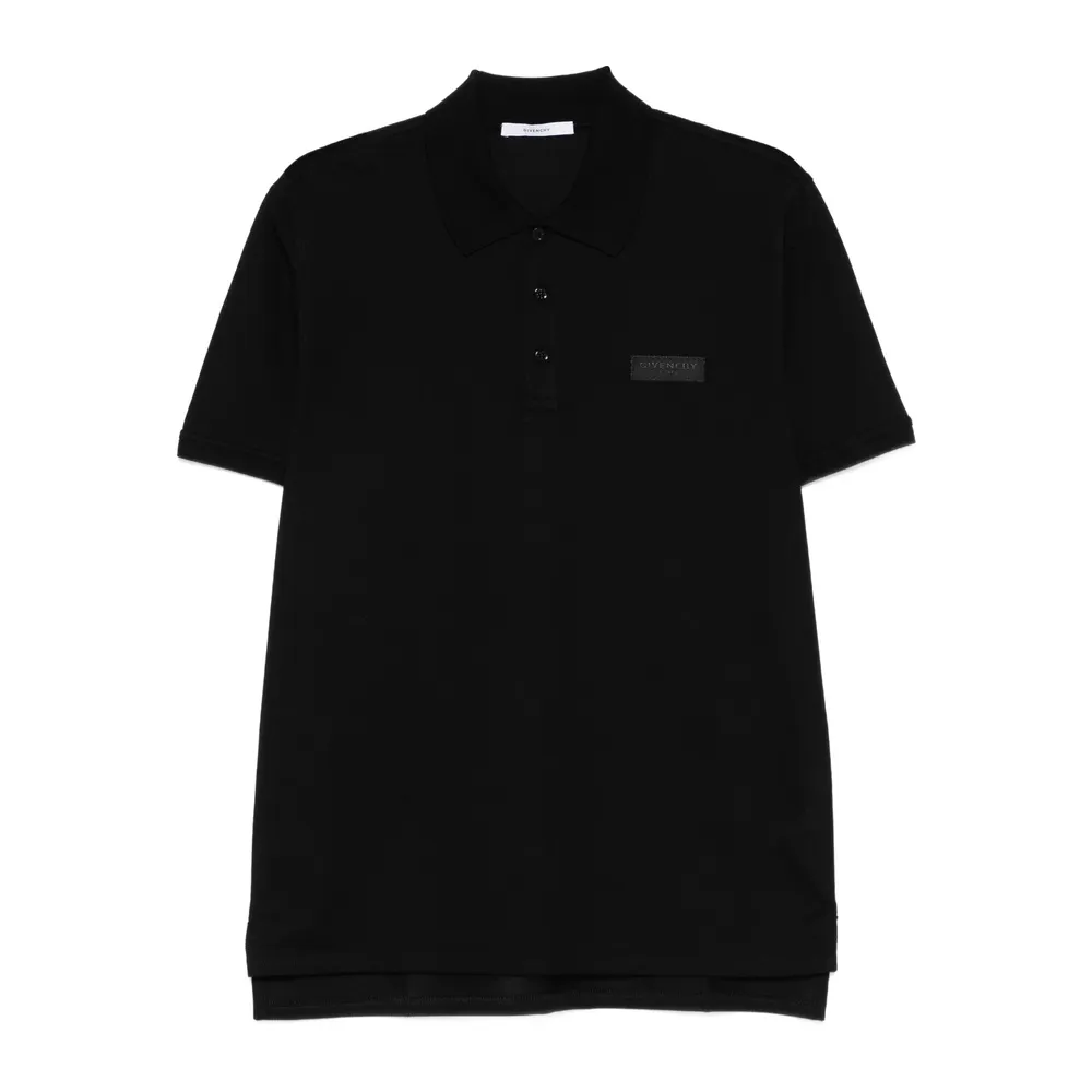 Givenchy Paris Logo Patch Short-Sleeved Polo Shirt
