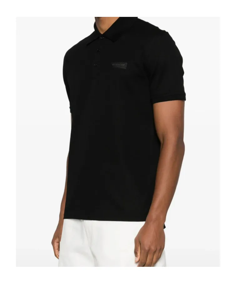 Givenchy Paris Logo Patch Short-Sleeved Polo Shirt