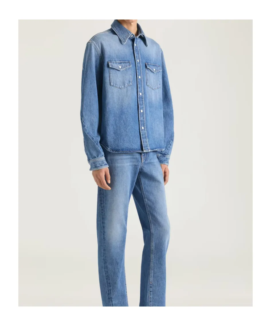 Givenchy Couture Seam Denim Shirt