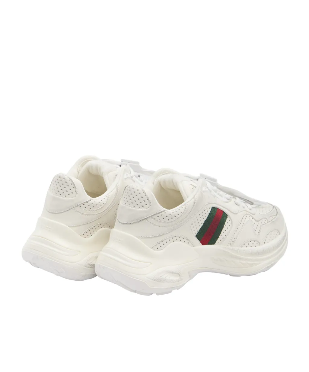 Gucci Web Detailed Lace-Up Sneakers