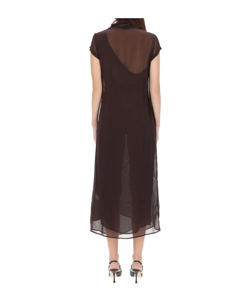 Paloma Wool Draped Silk Dress
