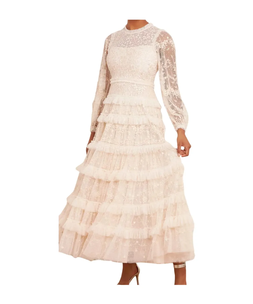 Floral Embroidered Dress