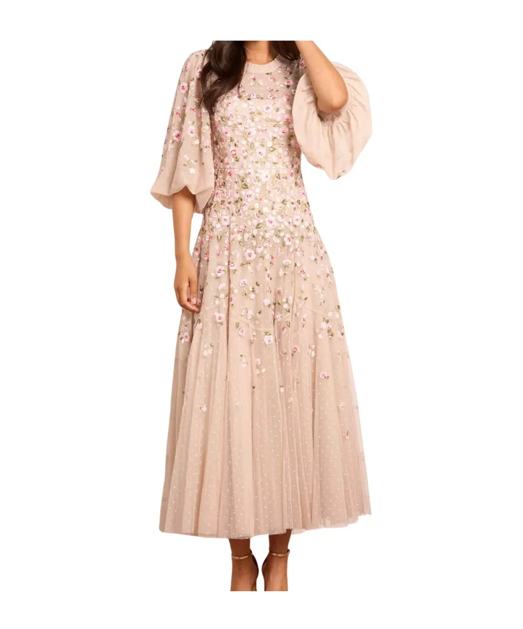 Floral Tulle Dress