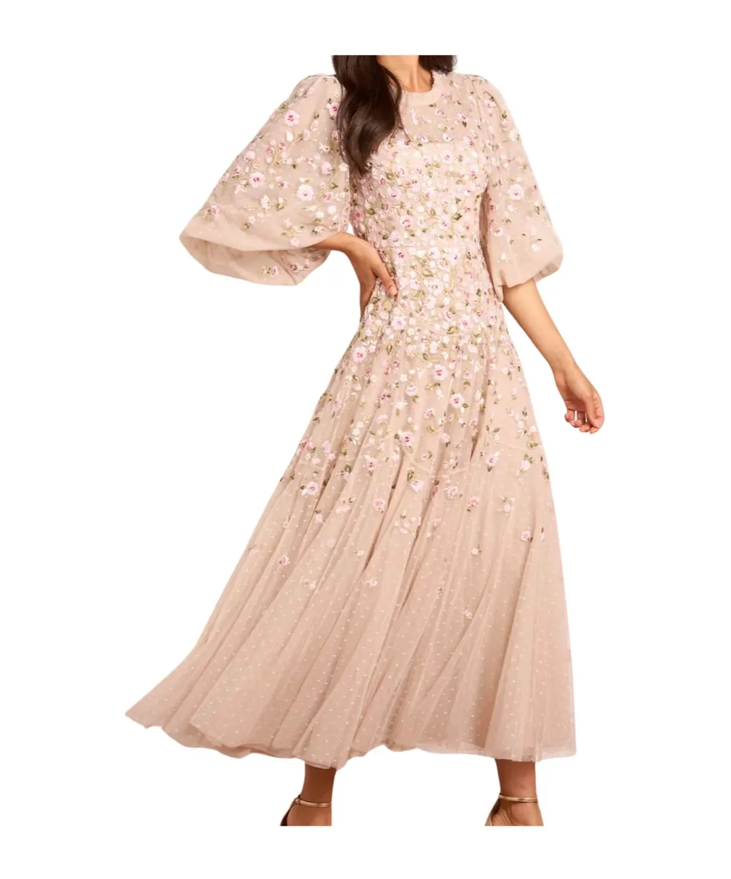 Floral Tulle Dress
