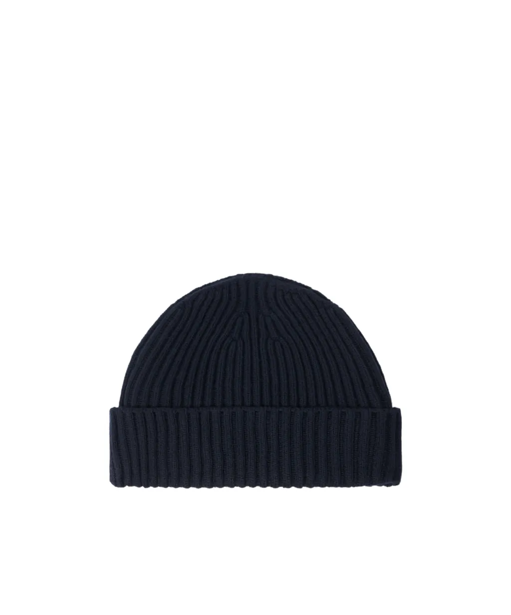 Beanie With Compass Logo Patch