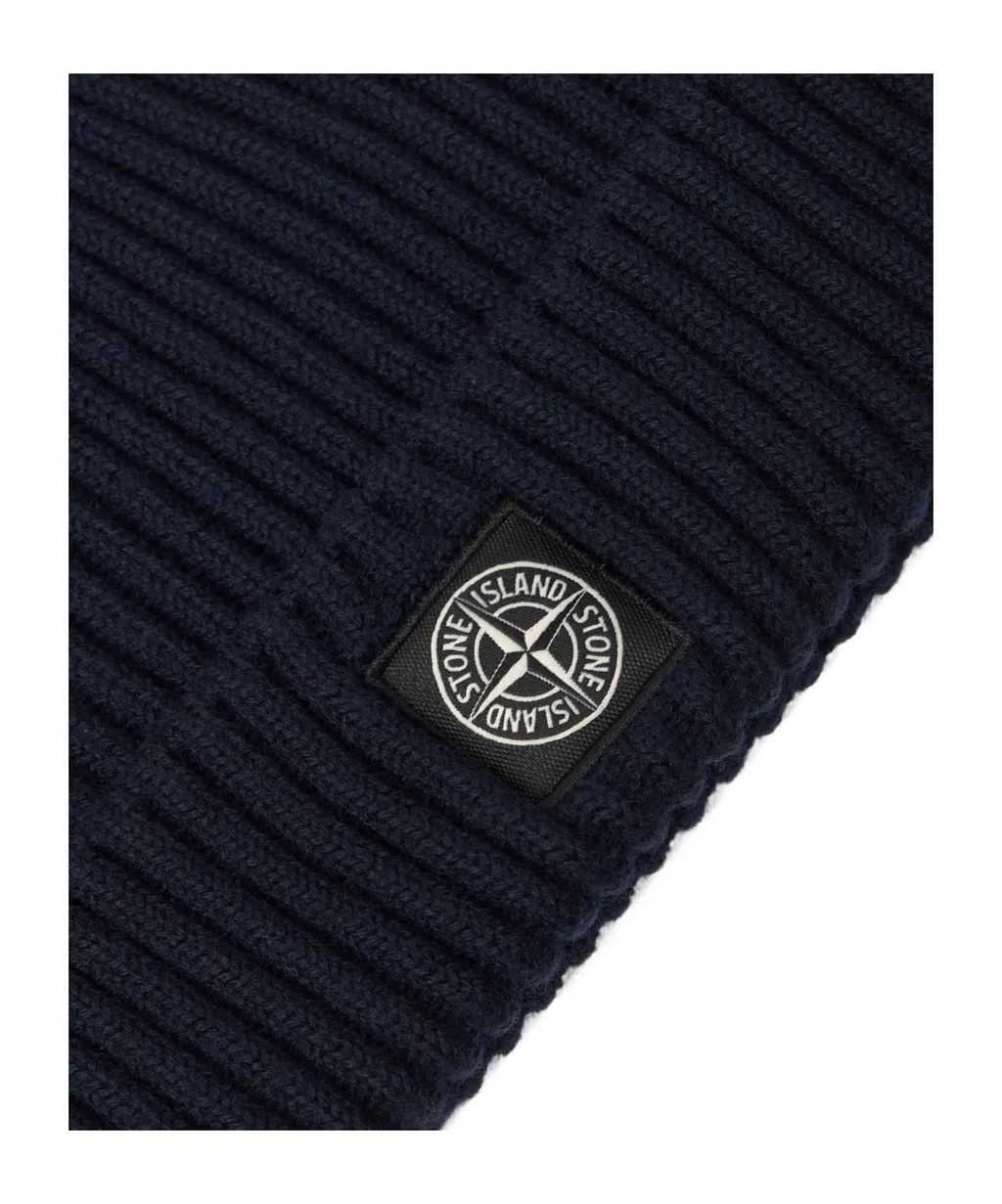 Beanie With Compass Logo Patch