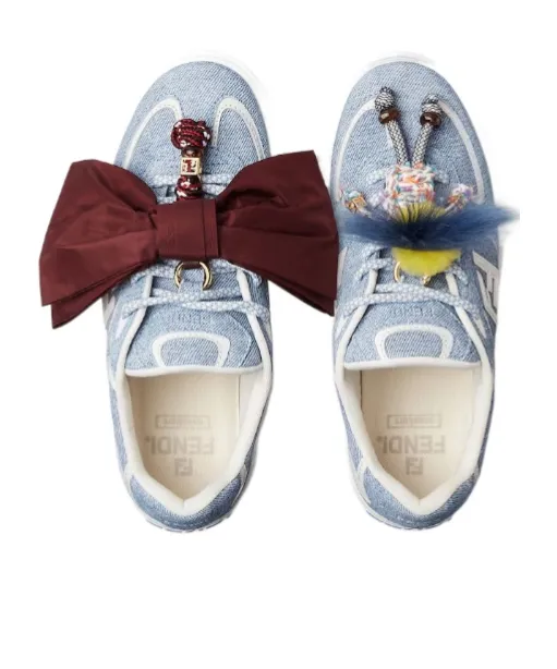Fendi Match Platform Low-Top Sneakers