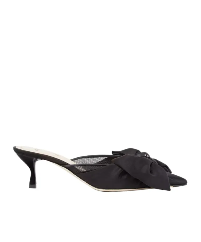 Fendi Colibrì Bow Detailed Pointed-Toe Sabots