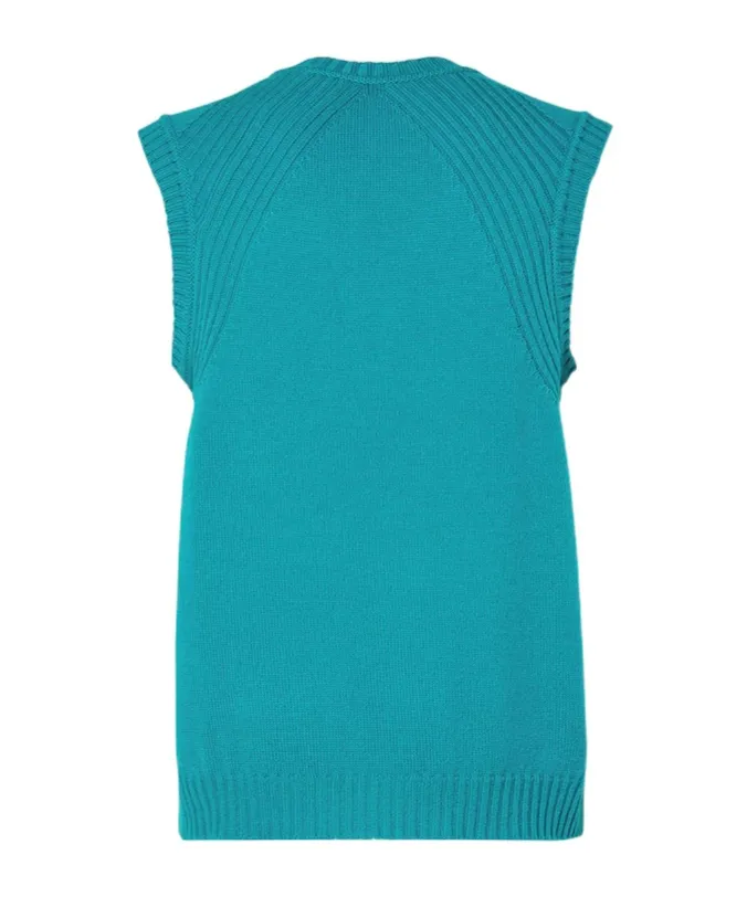 Sleeveless Wool Vest