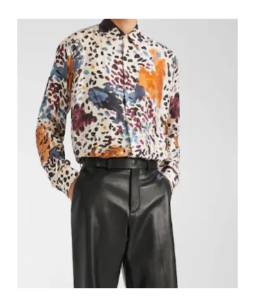 Fendi Falena Printed Long Sleeved Shirt