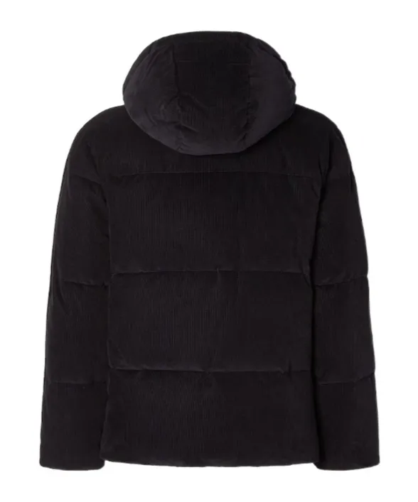 Black Corduroy Down Jacket