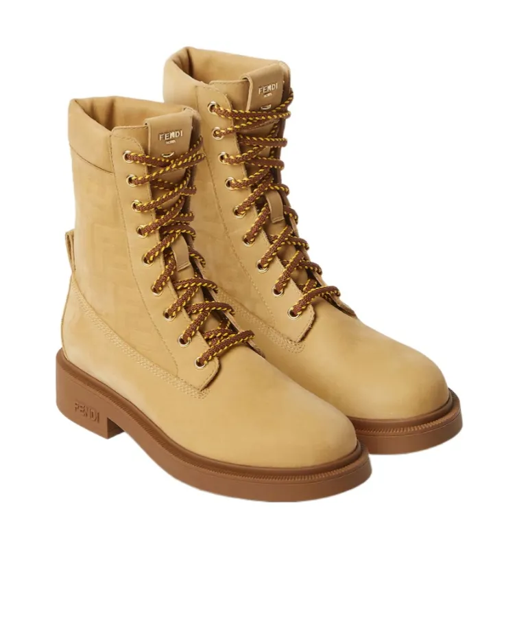 Fendi Filo Combat Boots