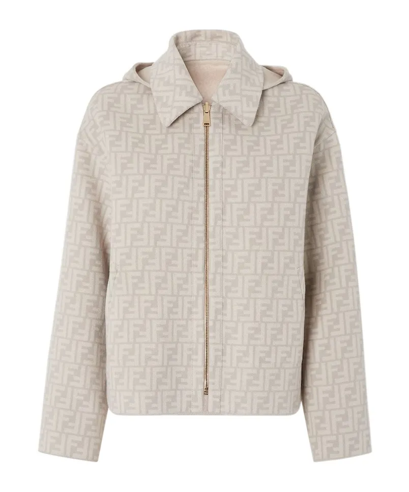 Fendi Hooded Reversible Jacket