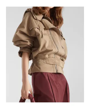 Fendi Hooded Double-Zipped Jacket