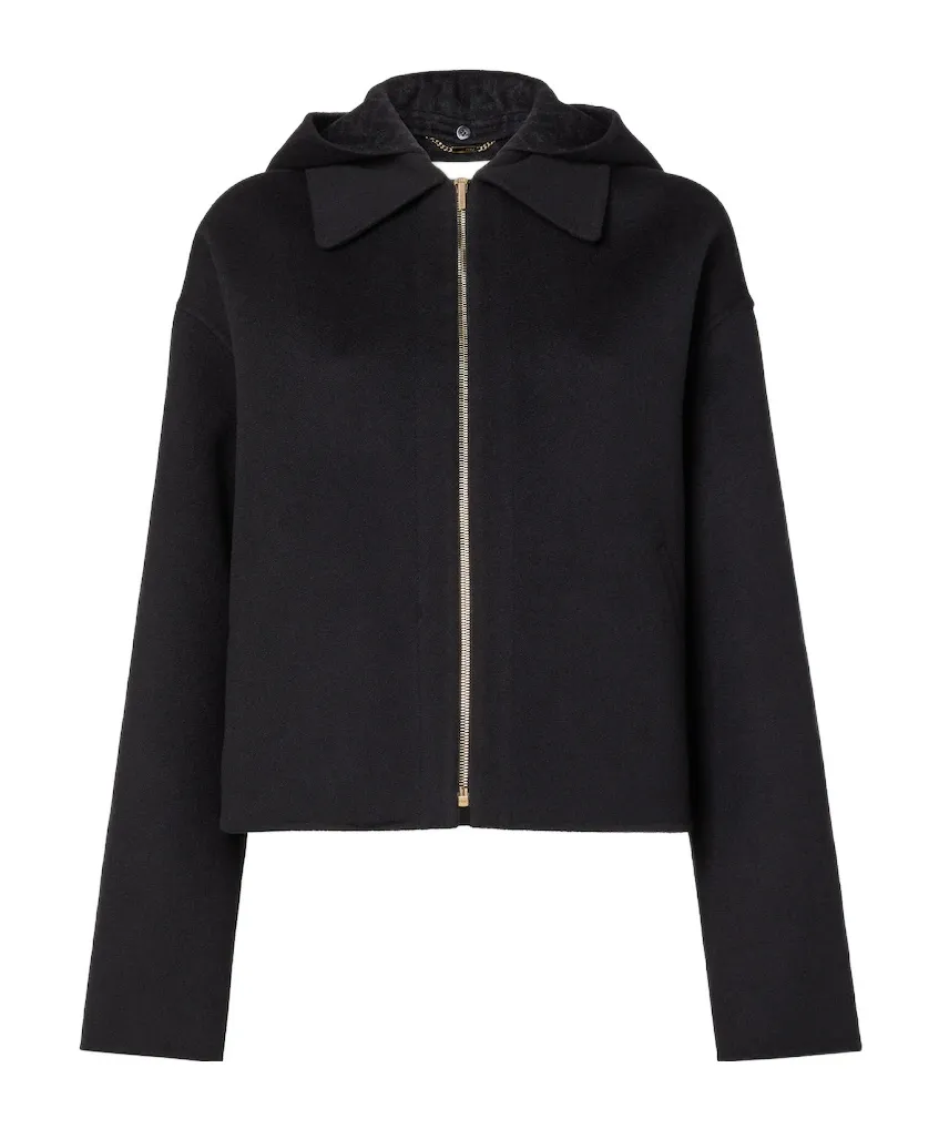 Long-Sleeved Wool Jacket