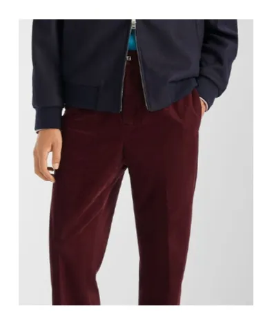 Fendi Straight-Leg Corduroy Trousers