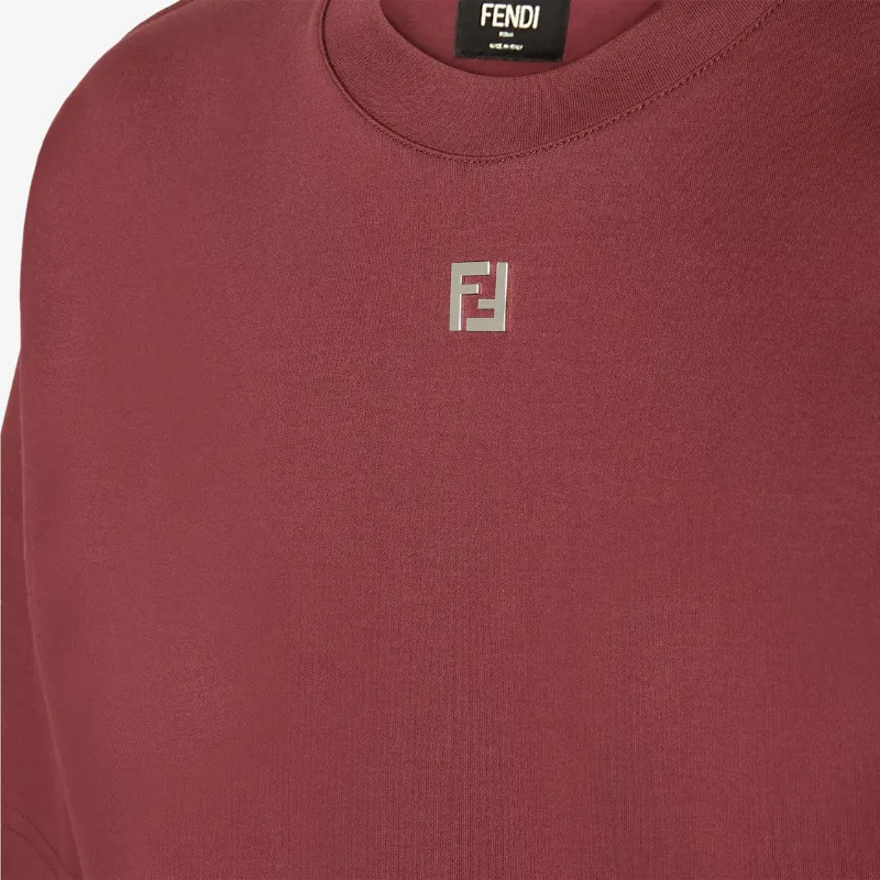 Fendi Ff Plaque Crewneck T-Shirt