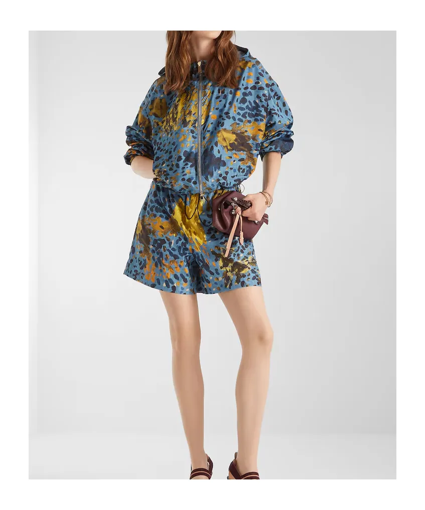 Fendi Printed Reversible Hooded Jacket