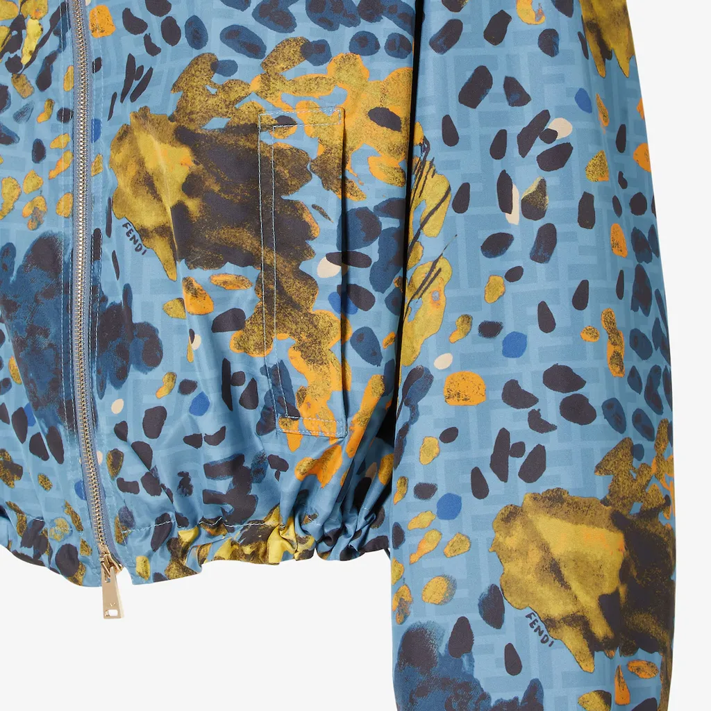Fendi Printed Reversible Hooded Jacket