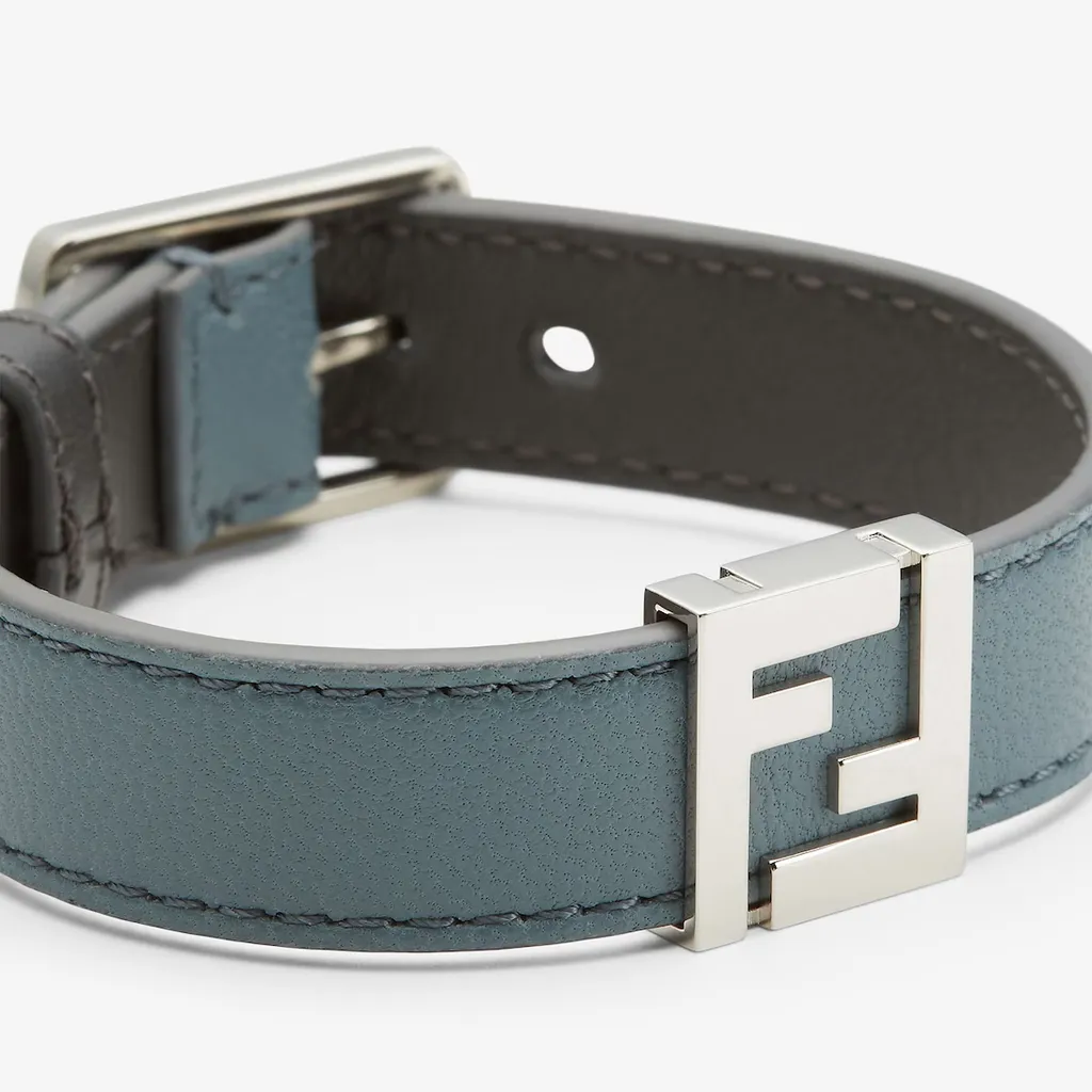 Fendi Ff Logo Plaque Bracelet