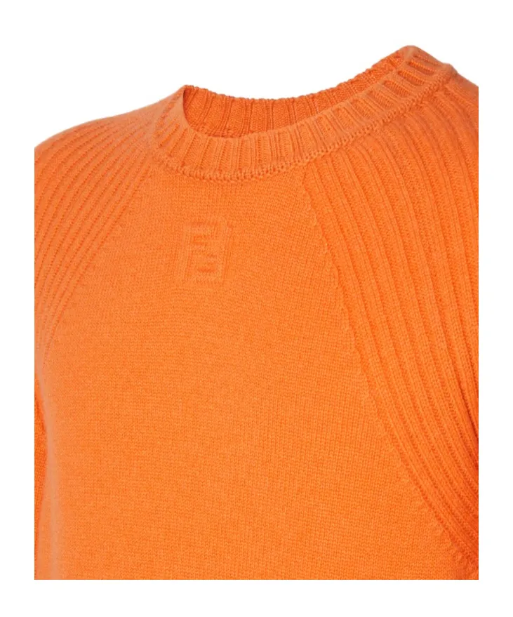 Fendi Ff Embossed Crewneck Jumper