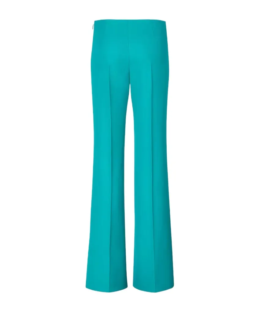 Fendi Logo Embroidered Flared Trousers