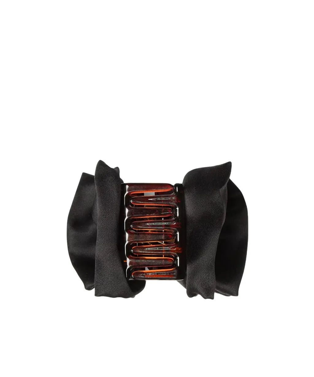 Fendi Logo Lettering Bow Hair Clip