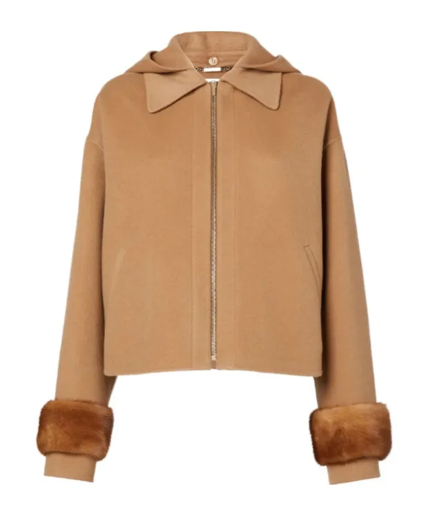 Beige Double-Sided Cashmere Jacket
