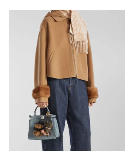 Beige Double-Sided Cashmere Jacket