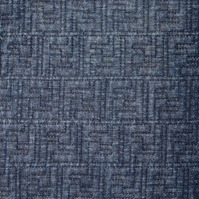 Fendi Ff Motif Denim Mini Dress