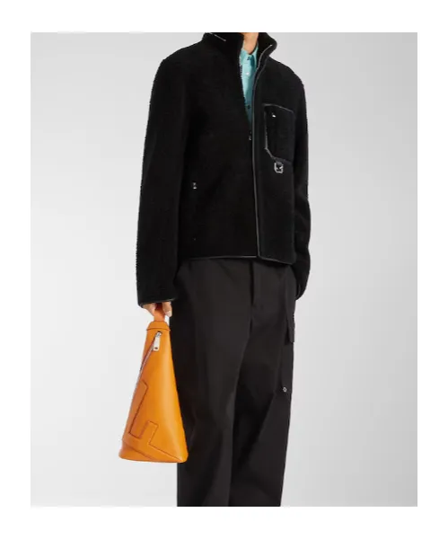 Black Shearling Reversible Blouson