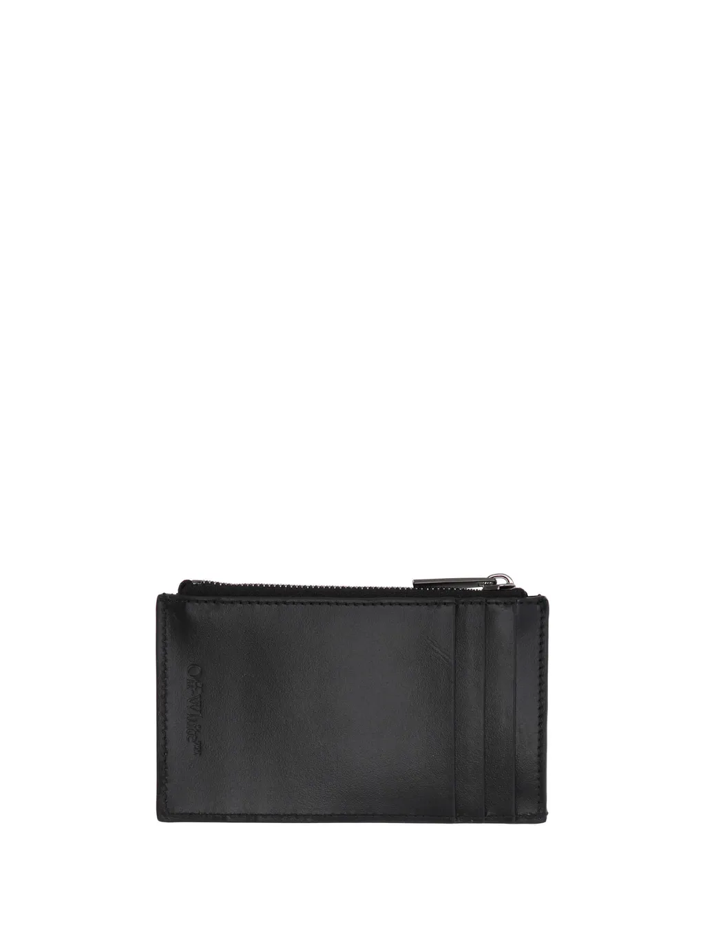Off-White Logo Printed Zip-Up Wallet