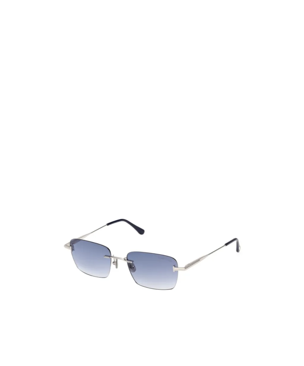 Tom Ford Eyewear Rectangle-Frame Rimless Sunglasses