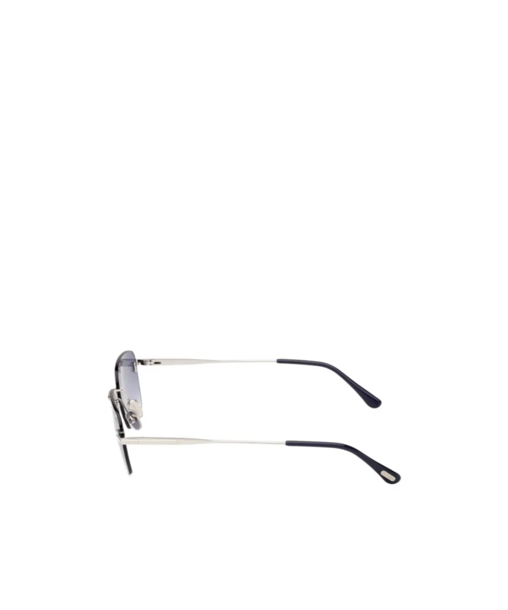 Tom Ford Eyewear Rectangle-Frame Rimless Sunglasses